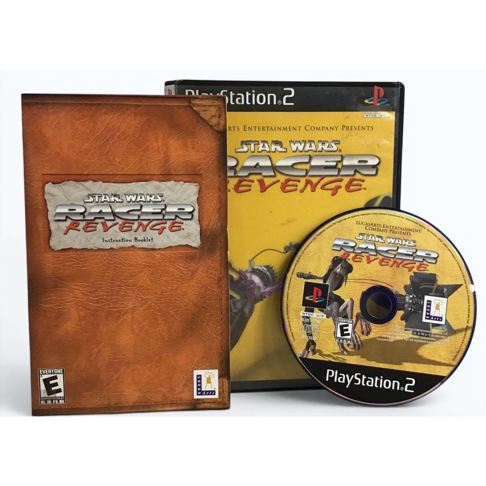 Star Wars‎ Racer Revenge Sony PS2 Complete CIB Manual Tested PlayStation 2 Game